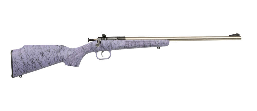 Rifles Long Guns Keystone Sporting Arms Crickett 22LR CRICKETT 22LR SS PRPL/BLK WEB • PURPLE/BLACK WEBBING STOCK • Model: Crickett